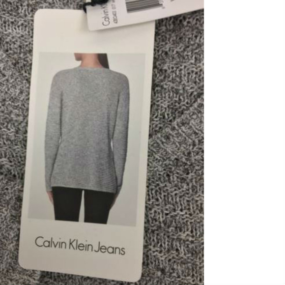 Calvin Klein Jeans Ladies' Textured Sweater - Picture 2 of 3